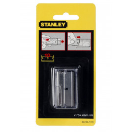Леза змінні трапецевидні STANLEY : M= 40 х 40 мм для скребка STANLEY (0-28-500) 10 (Шт/Уп.)