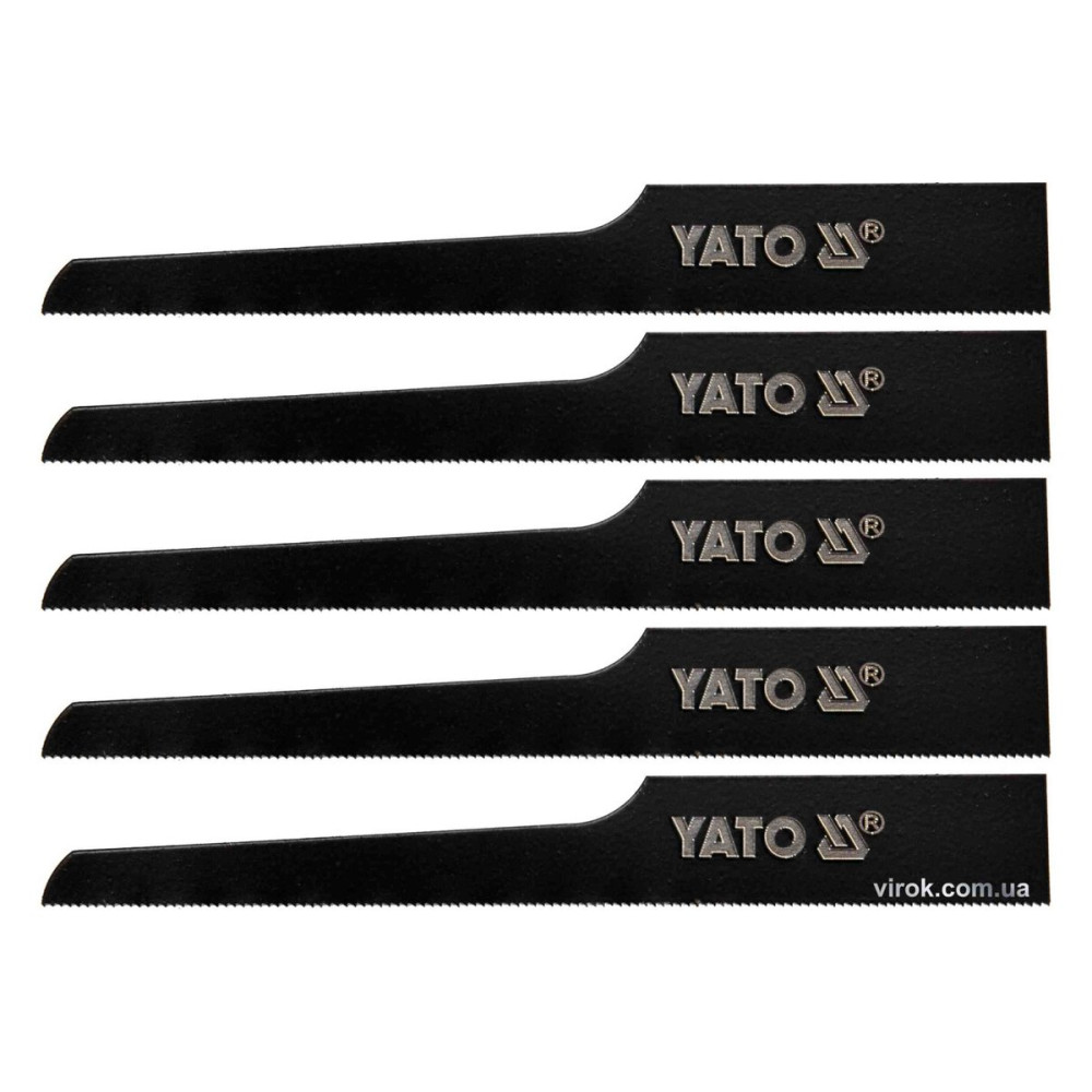Полотна до пневматичної шаблевої пили YT-09955 YATO : 32 зуби/1", 5 шт [50/200]