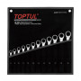 Набор комбинированных ключей трещоточных TOPTUL 8-19мм 12ед. в чехле GPAQ1202