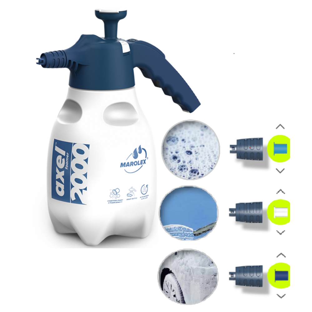 Піногенератор ручний MAROLEX Axel Acid 2000 : 2 л, 0,4MPa, VITON. 3 режими піни [4]