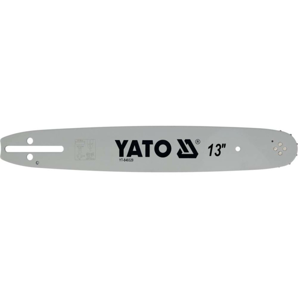 Шина для пили YATO l= 13"/ 33 см (56 ланок) 0,325" (8,25 мм).Т-0,05" (1,3 мм)---YT-849449 [20]