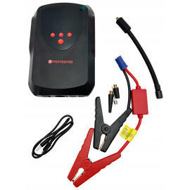 Пусковое зарядное устройство для автомобиля 15800mAh (Бустер) с компрессором 2-в-1 Jump Starter 12V 2000А