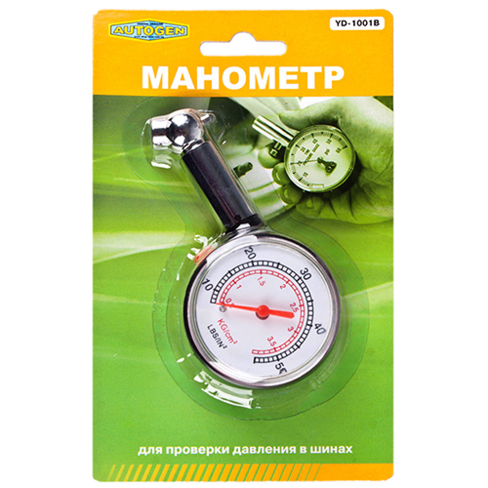 Манометр пластик стрелочный YD-1001 07511