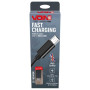 Кабель VOIN CC-1801M BK, USB - Micro USB 3А, 1m, black (быстрая зарядка/передача данных)