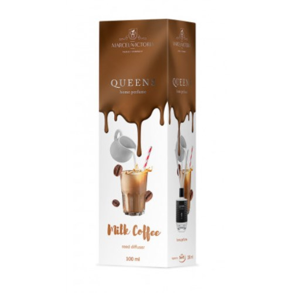 Ароматизатор жидкий для дома/офиса Tasotti "Car&Home" QUEENS White 100ml Milk Coffee