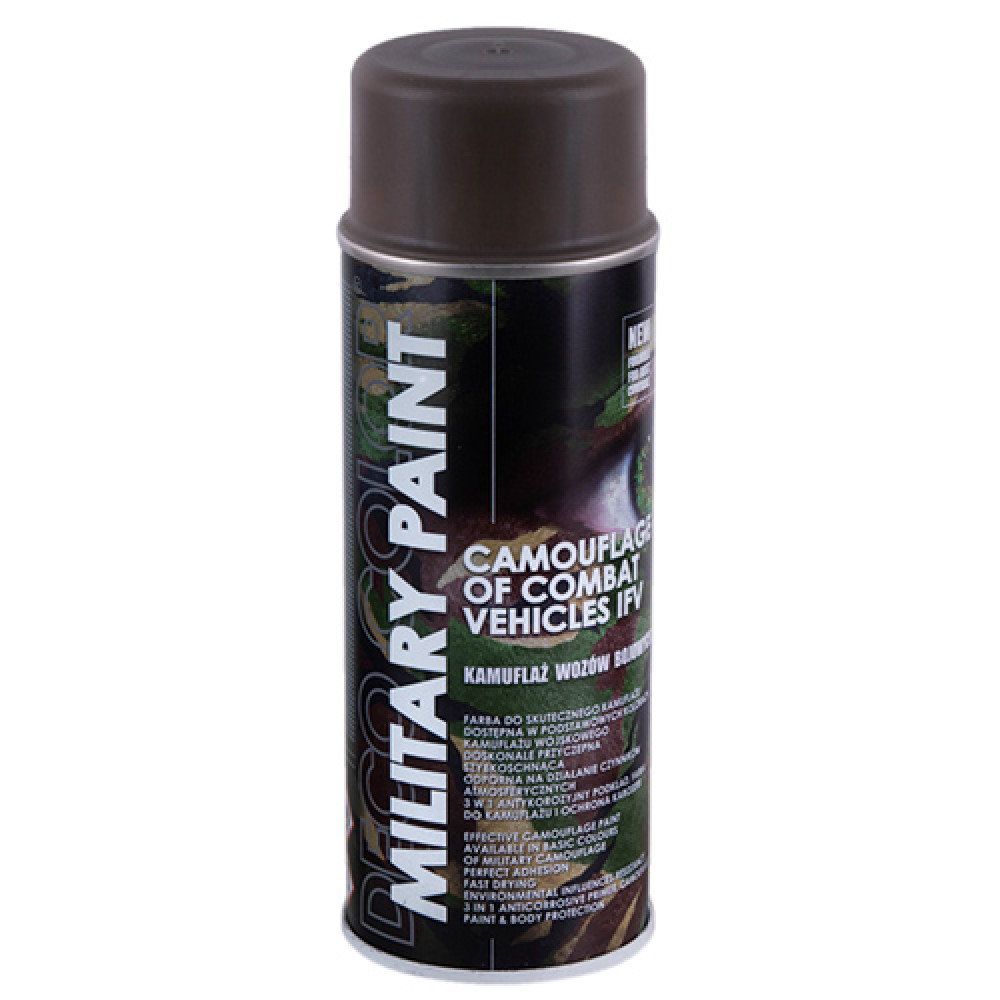 Deco Color Краска аэроз. 400ml Military Paint/brown uniform/коричневая форма (RAL7013/68484)