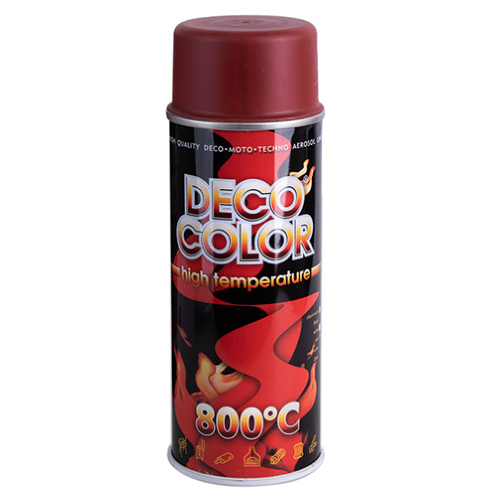 Deco Color Краска аэроз. 400ml /термостойкая 300*С красный (68330)