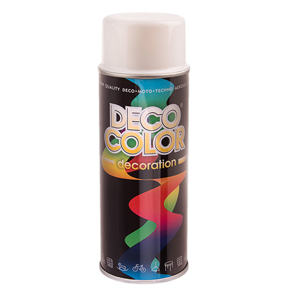 Deco Color Краска аэроз. 400ml Decoration/белый глянец (RAL9010/120123/36791)