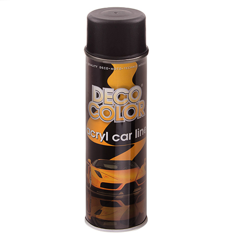 Deco Color Краска аэроз. акриловая 500ml /черный мат (66277/67720)