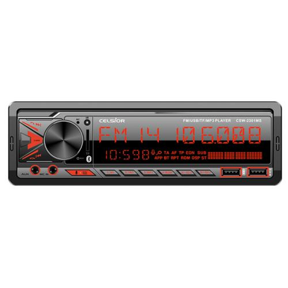 Бездисковый MP3/SD/USB/FM проигрыватель  Celsior CSW-2301MS Bluetooth