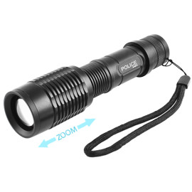 Фонарь  диодный Police 1861-T6, 1x18650/3xAAA, ЗУ 220V/12V, zoom, BOX