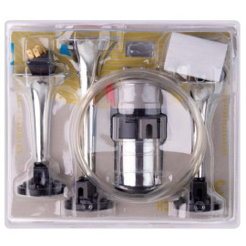 Сигнал воздушный SL-A1015 3 дудки пластик хром. 12V