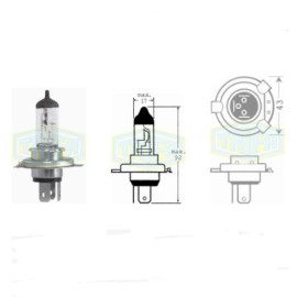 Лампа автомобильная  Галогенная лампа для фары Trifa HS1 12V 35/35W (01610)