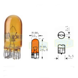 Лампа автомобильная с клиновидним цоколем Trifa 12V  WY5W W 2,1x9,5d amber (81732)