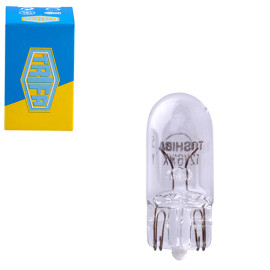 Лампа автомобильная с клиновидним цоколем Trifa 12V  6W W 2,1x9,5d Xenon (01714)