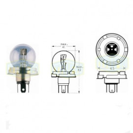 Лампа автомобильная для асим. фары Trifa 12V 45/40W (501)