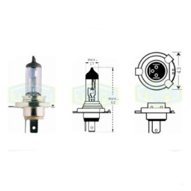 Лампа автомобильная  Галогенная лампа Trifa H4 24V 75/70W Spare kit (01662-250)