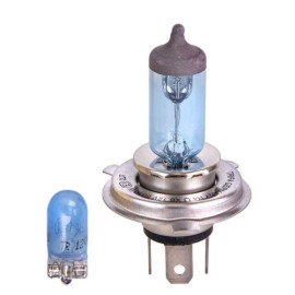 Лампа автомобильная Лампы двойная коробка 12V с 2  лампами H4 и 2 W5W Trifa (61661-060)