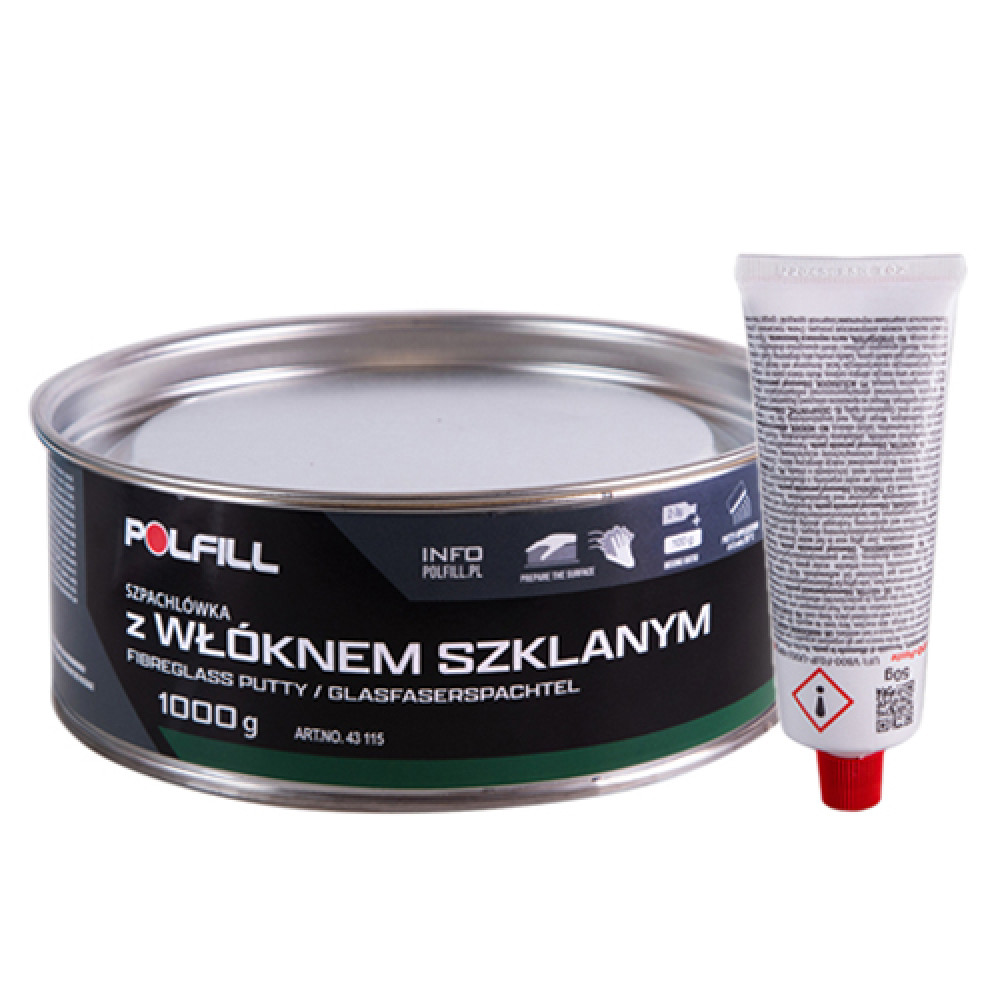 Polfill Шпатлевка со стекловолокном Polfill из зат. 1,0kg