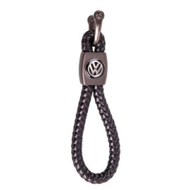 Брелок кож. зам.  плетёный со скобой CN VOLKSWAGEN