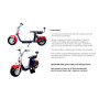 Электроскутер Citycoco Long 1500W, 60V12Ah, Green