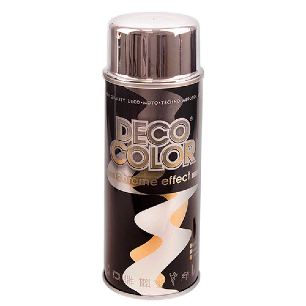 Deco Color Краска аэроз. 400ml /хром серебристый