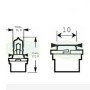 Лампа автомобильная Miniwatt галогеновая лампа 12V 3W B10d (01600)