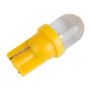 Лампа автомобильная светодиодная LED с пластиковим цоколем Trifa 12V 0,27W W2,1x9,5d T10 20mA yellow (02800)