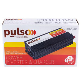 Преобраз. напряжения /Зарядн. уст-во PULSO IMBC-1010/12V-220V/1000W/10A/мод.волна/клеммы