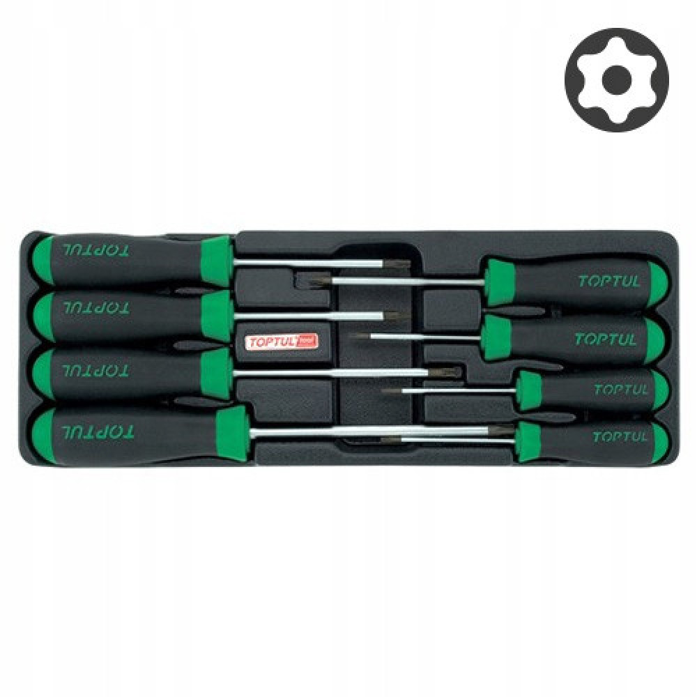 Набор отверток TORX T9-T40  8ед. (в ложементе) TOPTUL GAAT0807
