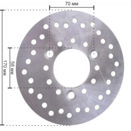 Тормозной диск для електроскутера r804d, 804