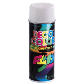 Deco Color Краска аэроз. 400ml Decoration флуоресцентная/белая