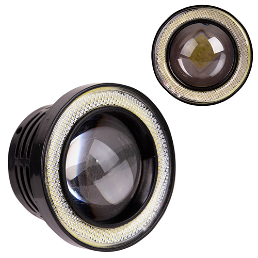 Линзы LED Angel Eves 12V-55W D-76мм  white 52570 (2510)