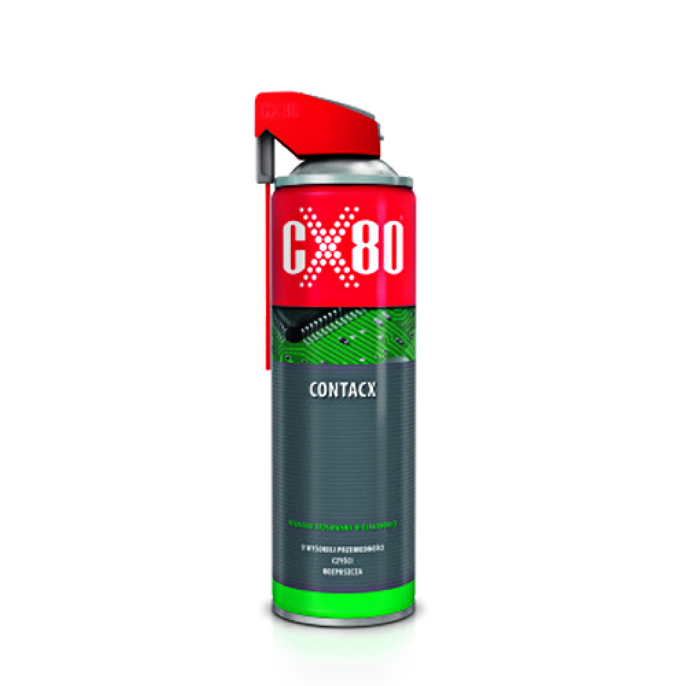 Очиститель электронных контактов CX-80 / 500ml "Duo" - спрей c двойным аппликатором
