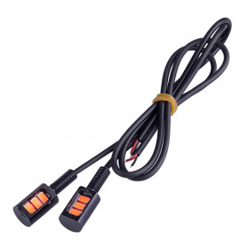 Болты для крепления номера с подсветкой 5630-3SMD 12V чёрные 2шт. Red (AG-PZD 5630-3SMD R)