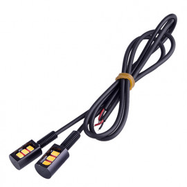 Болты для крепления номера с подсветкой 5630-3SMD 12V чёрные 2шт. Yellow (AG-PZD 5630-3SMD Y)