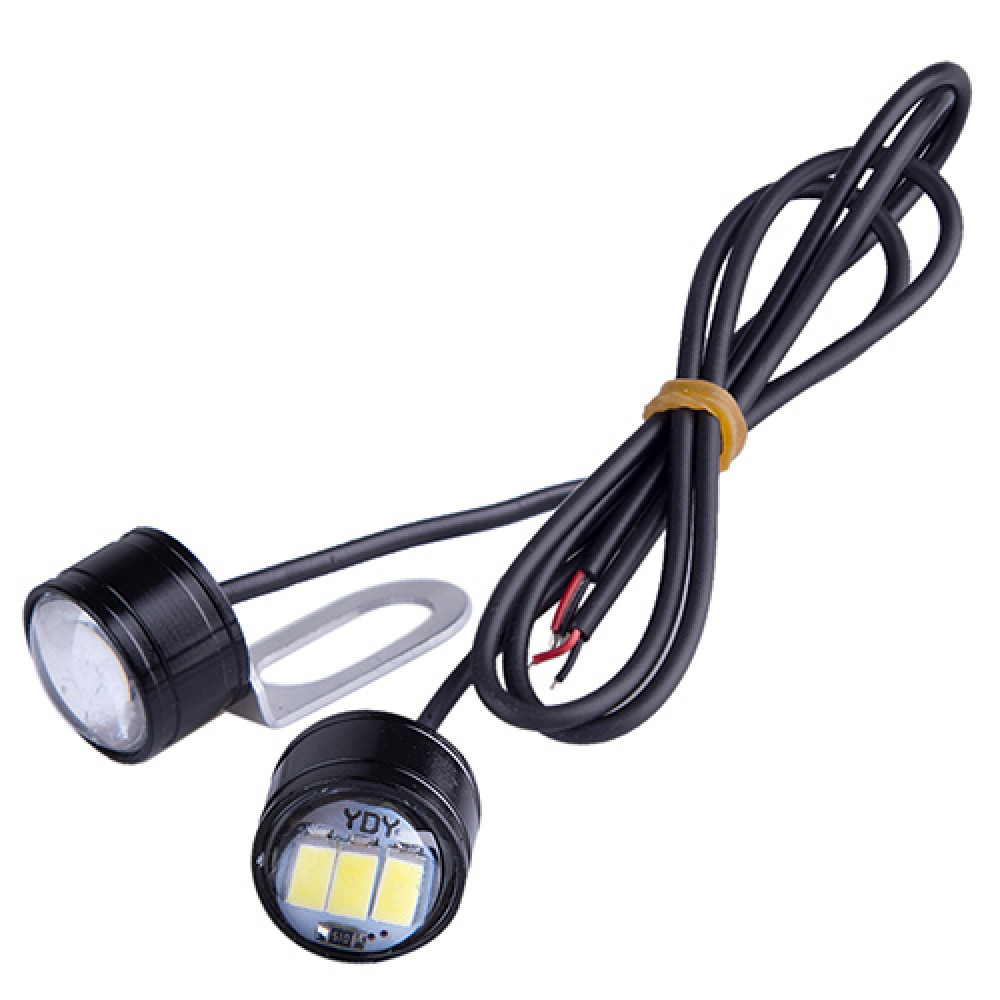 Болты для крепления номера с подсветкой 5630-3SMD 12V чёрные 2шт. STROBE  White (AG-MTC 5630-3SMD ST/W)