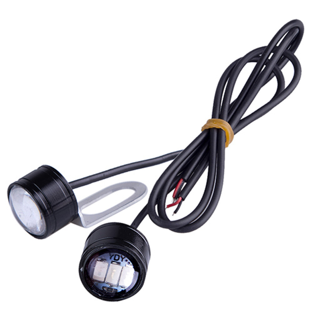 Болты для крепления номера с подсветкой 5630-3SMD 12V чёрные 2шт. STROBE Blue (AG-MTC 5630-3SMD ST/BL)