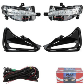 Фары доп.модель Toyota Corolla 2017-19/E17-U.S Type/TY-712L/DRL-12V3W/эл.проводка