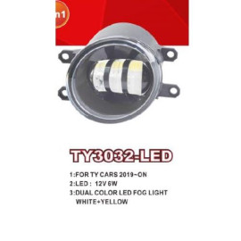 Фары доп.модель Toyota Cars/TY3032-LED/12V6W/3000K&6000K/эл.проводка