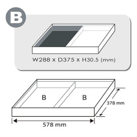 Набор головок ударных 1/2" 8-32мм 29ед. (в ложементе, тип В) TOPTUL GEB2902