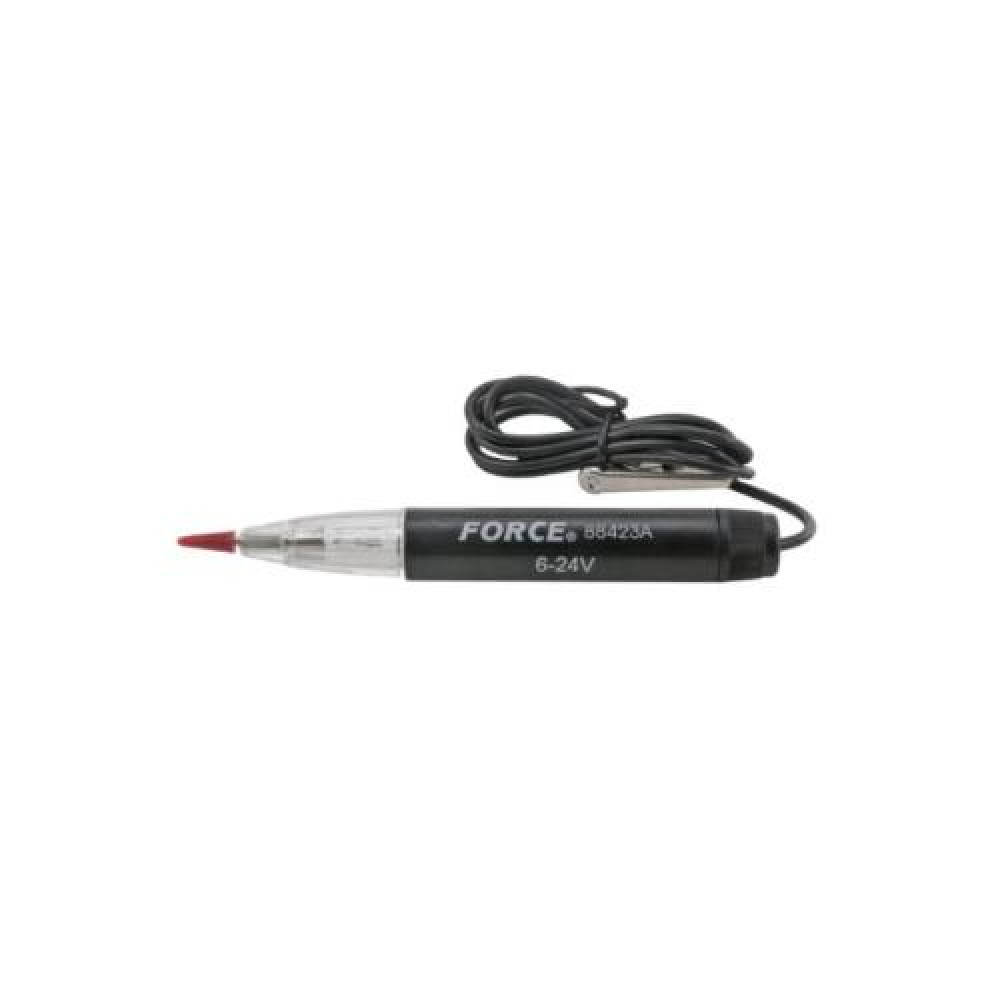 Тестер электропроводки 6-24 V, пластиковый корпус (FORCE 88423A)