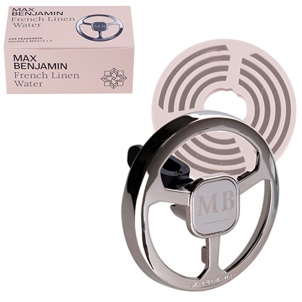 Освежитель воздуха MAХ Benjamin Holder&Refills x 4 French Linen Water (718094)