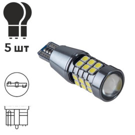 Лампа диодная T-15 3030-27A SMD линза 10859 (T-15 3030-27A)