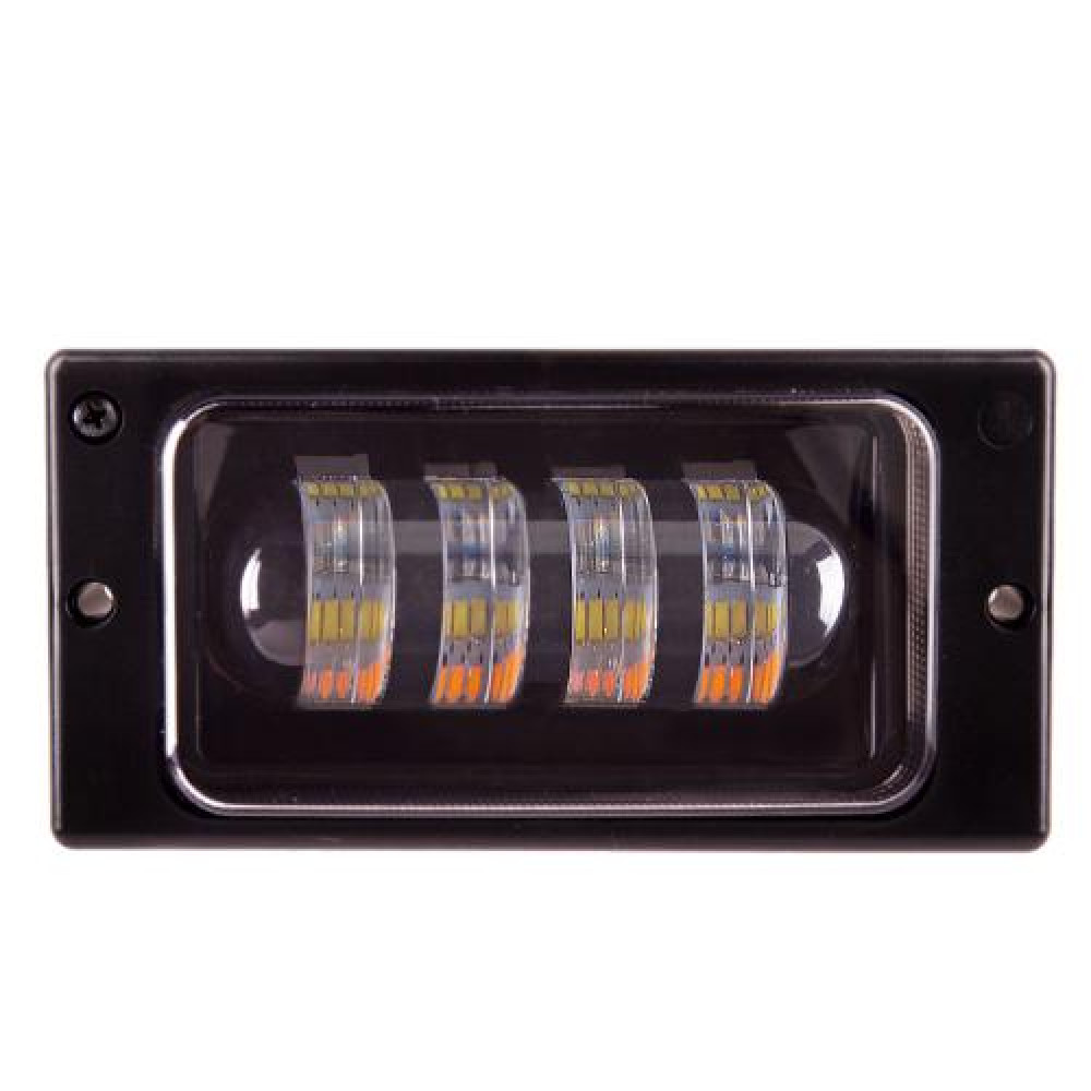 Фары LED доп.модель LADA/2110-14/LD-519 L2-W/Y/12-24V/40W/4LED-3000K/6000K