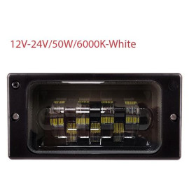 Фары LED доп.модель LADA/2110-14/LD-519 L3-W/12-24V/50W/7LED-6000K