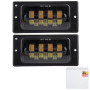 Фары LED доп.модель LADA/2110-14/LD-519 L4-W/Y/12-24V/50W/7LED-3000K/6000K