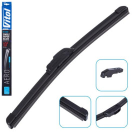 Щетка стеклоочистителя бескаркасная VITOL AERO 13" (330 мм)