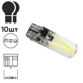 Лампа PULSO/габаритная/LED T10/W2.1x9.5d/W5W/COB-2/12-24v/1,5w/85lm White