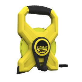 Рулетка STANLEY "Longtape Fiberglass": L=30 м х 12,7 мм, пласт. корпус, полотно з скловолокна